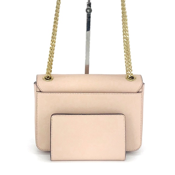 Michael Kors Tina MD Shoulder Flap Bag Wallet Set - Picture 4 of 8